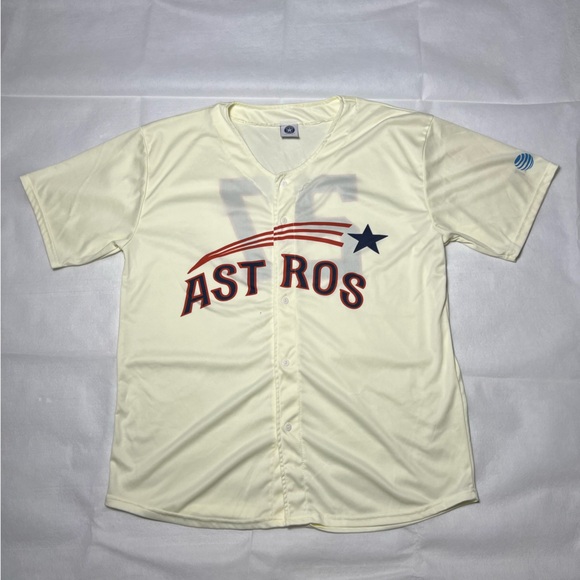 Houston Astros MLB Button Up Jersey Size XL - Picture 1 of 8